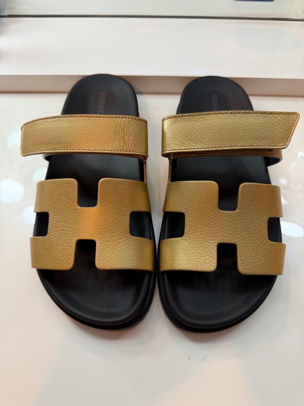 Hermes Chypre Doré Gold Sz. 38